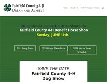 Tablet Screenshot of fairfieldcounty4h.org